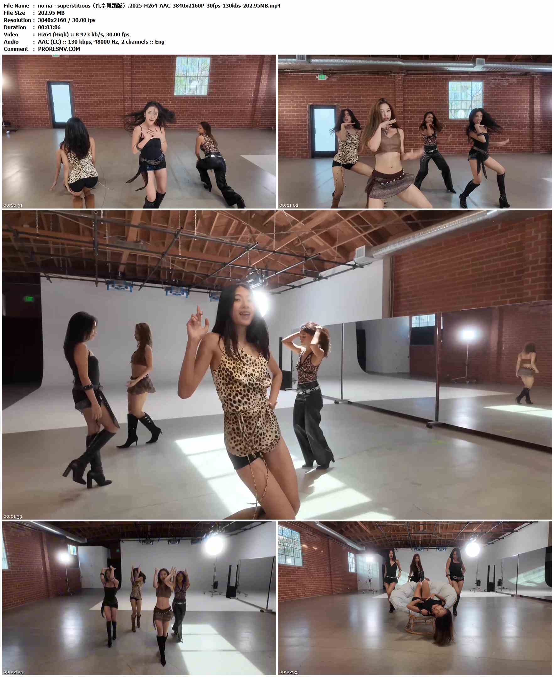 no na - superstitious（纯享舞蹈版）.2025-H264-AAC-3840x2160P-30fps-130kbs-202.95MB官方MV_高清MV